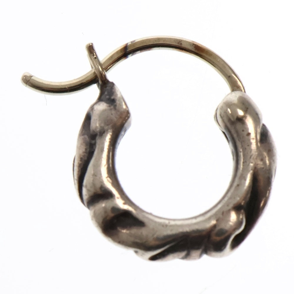 CHROME HEARTS(クロムハーツ) TNY HOOP SCRL タイニースクロールフープ シルバーピアス シルバー