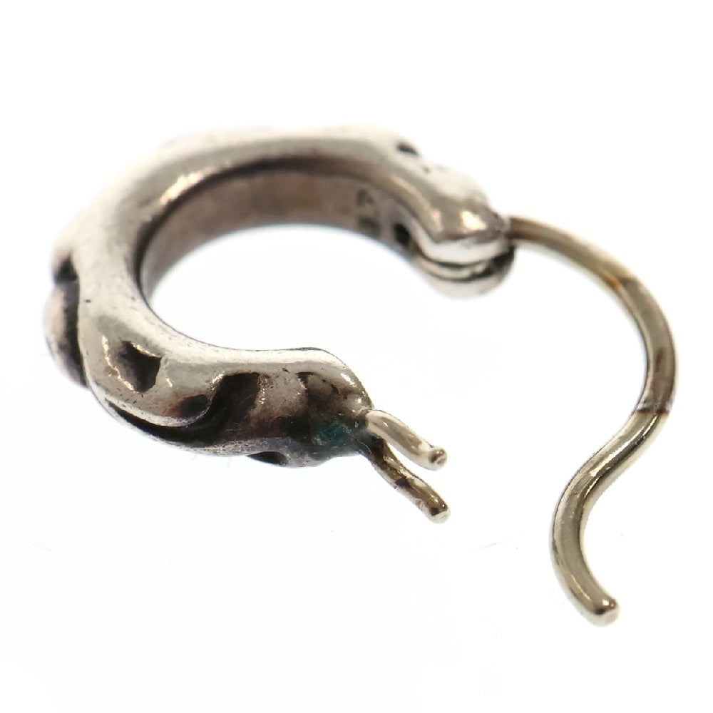 CHROME HEARTS(クロムハーツ) TNY HOOP SCRL タイニースクロールフープ シルバーピアス シルバー