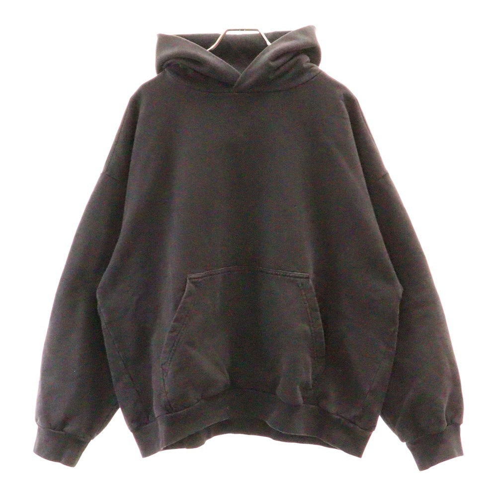 BALENCIAGA(バレンシアガ) 23AW ROUND HOODIE ラウンドフーディー スウェットプルオーバーパーカー ブラック 767877 TPVU5
