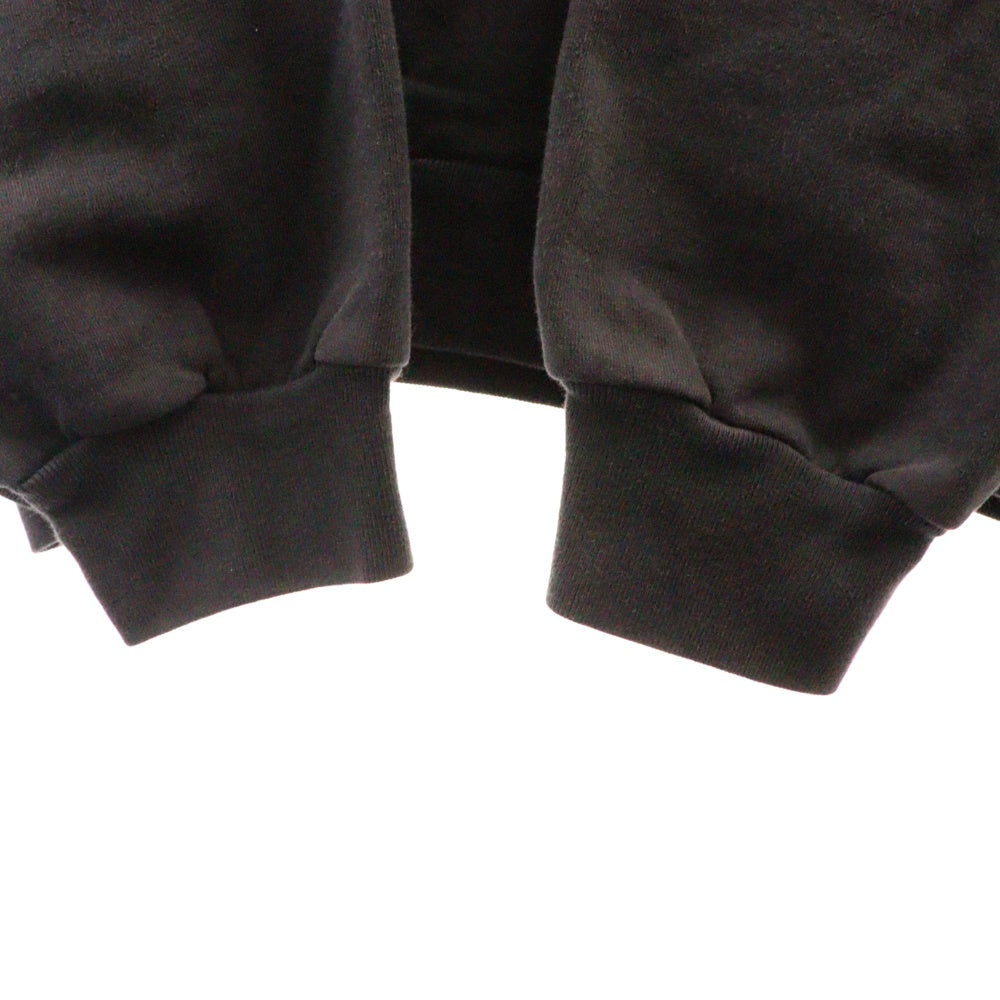 BALENCIAGA(バレンシアガ) 23AW ROUND HOODIE ラウンドフーディー スウェットプルオーバーパーカー ブラック 767877 TPVU5