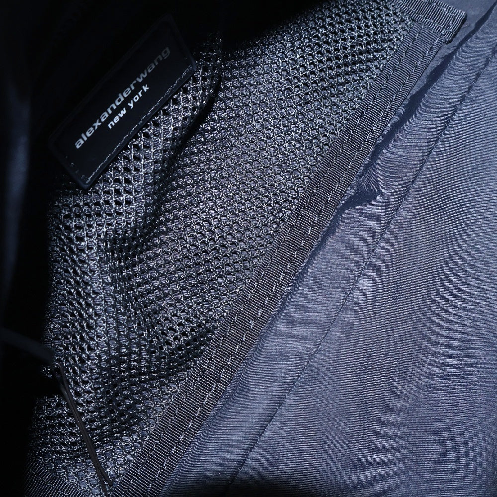 ALEXANDER WANG(アレキサンダーワン) WANGSPROT MINI DUFFLE BAG ラインストーンロゴミニダッフルバッグ ブラック レディース