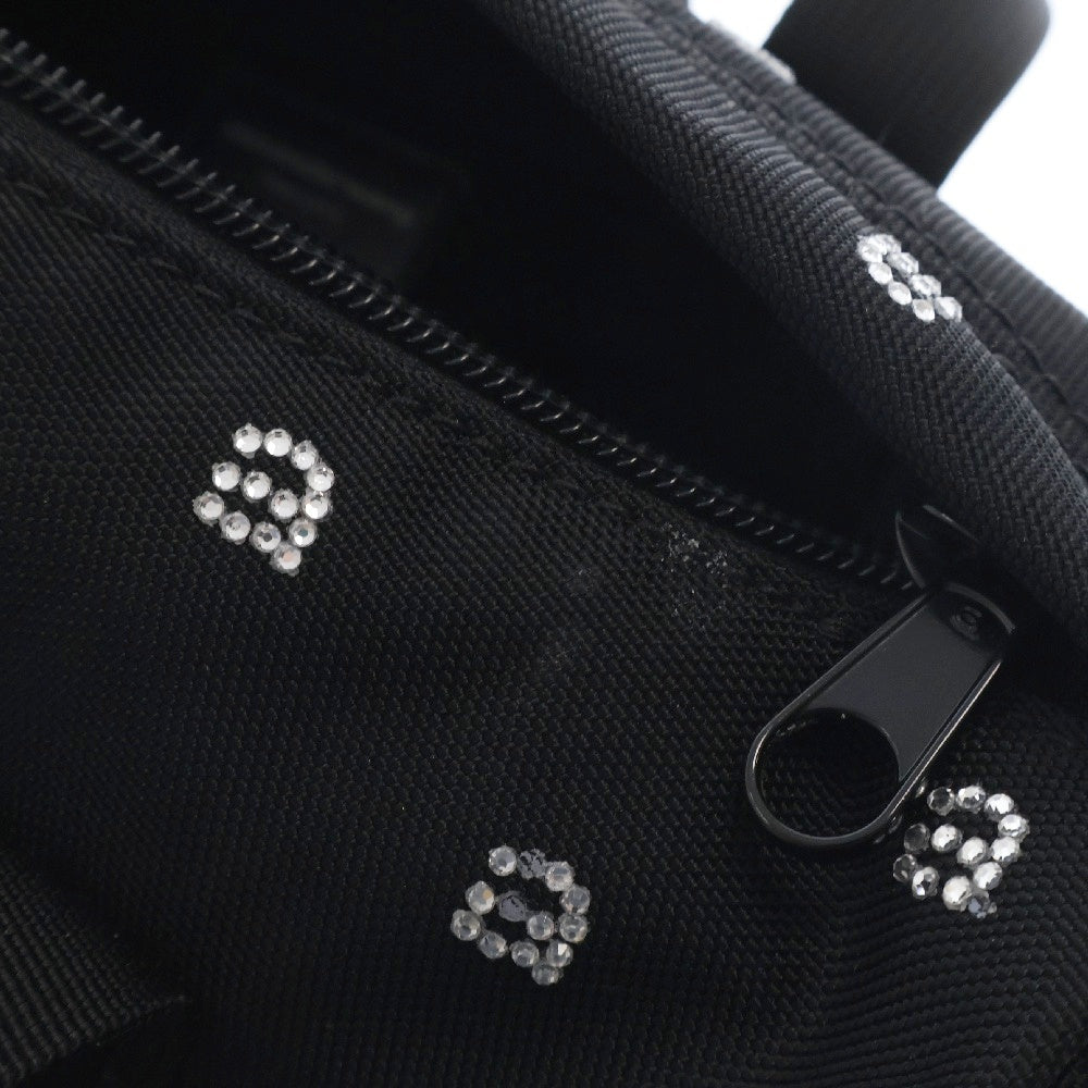 ALEXANDER WANG(アレキサンダーワン) WANGSPROT MINI DUFFLE BAG ラインストーンロゴミニダッフルバッグ ブラック レディース
