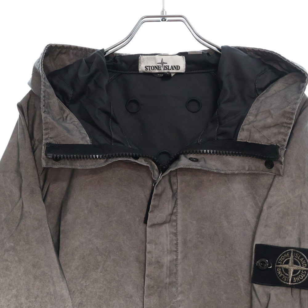 STONE ISLAND(ストーンアイランド) Plated Reflective TC Jacket リフレクティブナイロンジャケット シルバー 721542599 V0060