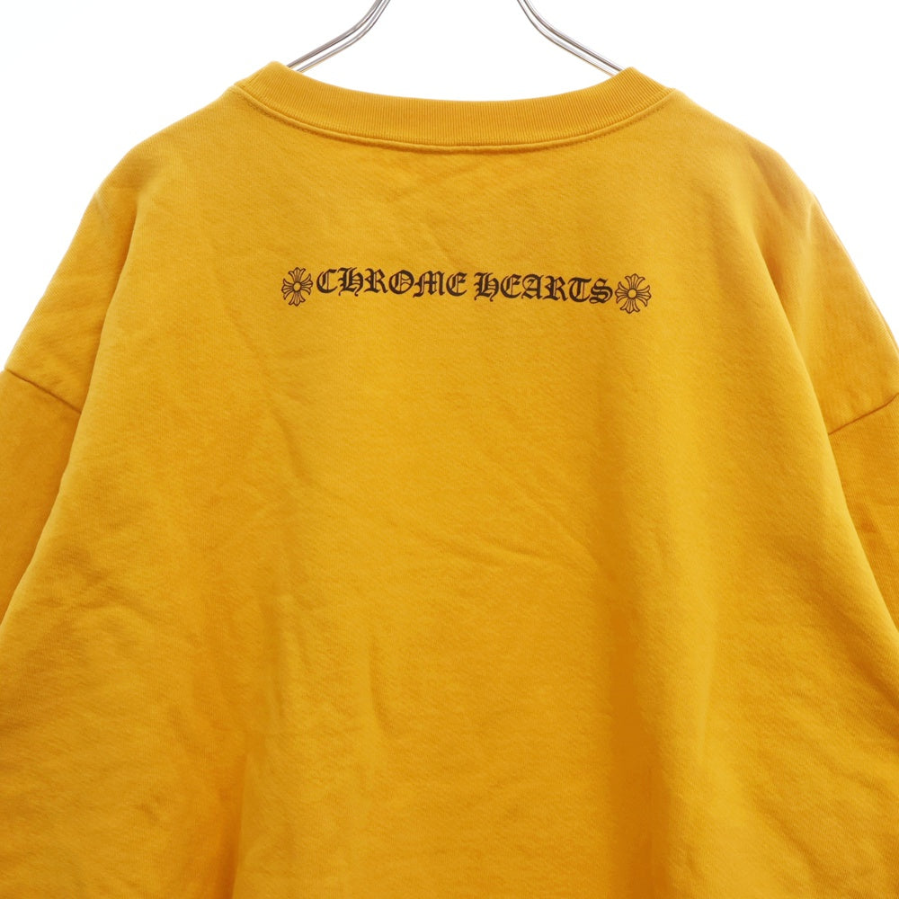 CHROME HEARTS(クロムハーツ) SWTSHRT CREWNECK アームロゴ スウェットクルーネックシャツ トレーナー マスタード