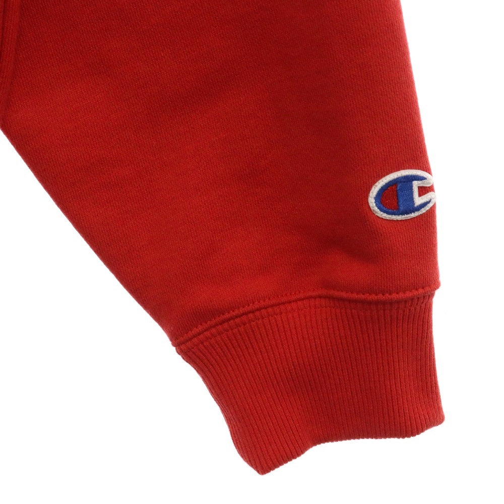SUPREME(シュプリーム) 19SS ×Champion Chrome Crewneck チャンピオン クローム ロゴプリント スウェットクルーネックシャ トレーナー レッド