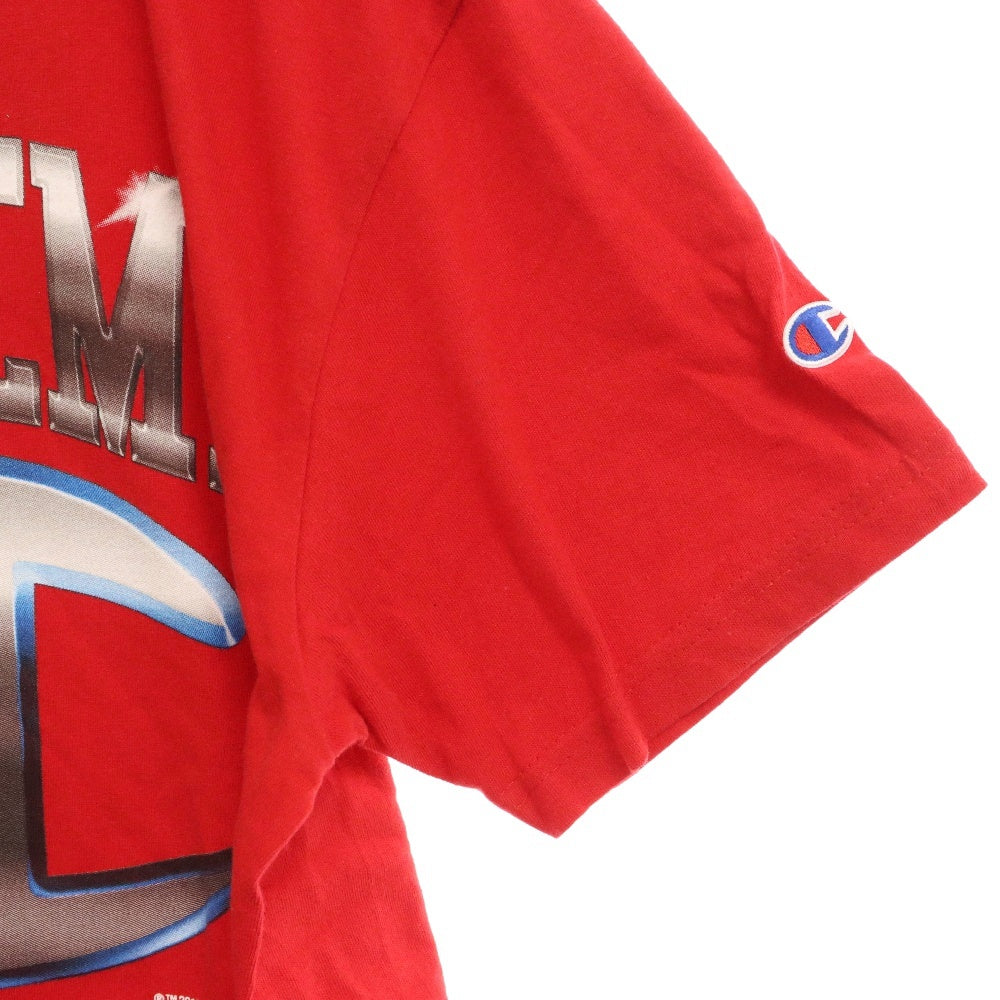 SUPREME(シュプリーム) 19SS Champion Chrome Tee チャンピオン クローム プリント半袖Tシャツ レッド