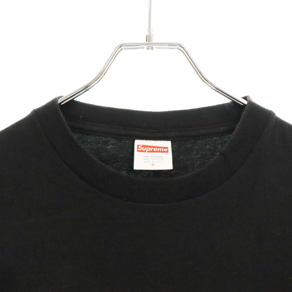 SUPREME(シュプリーム) 17AW Arabic Logo L/S Tee アラビック ロゴプリントロングスリーブ長袖Tシャツ ブラック
