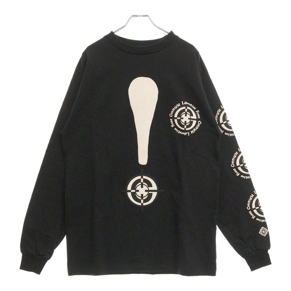 READY MADE(レディメイド) 22AW TARGET LS TEE ターゲット プリント長袖Tシャツ カットソー ブラック RE-CO-BK-00-00-203