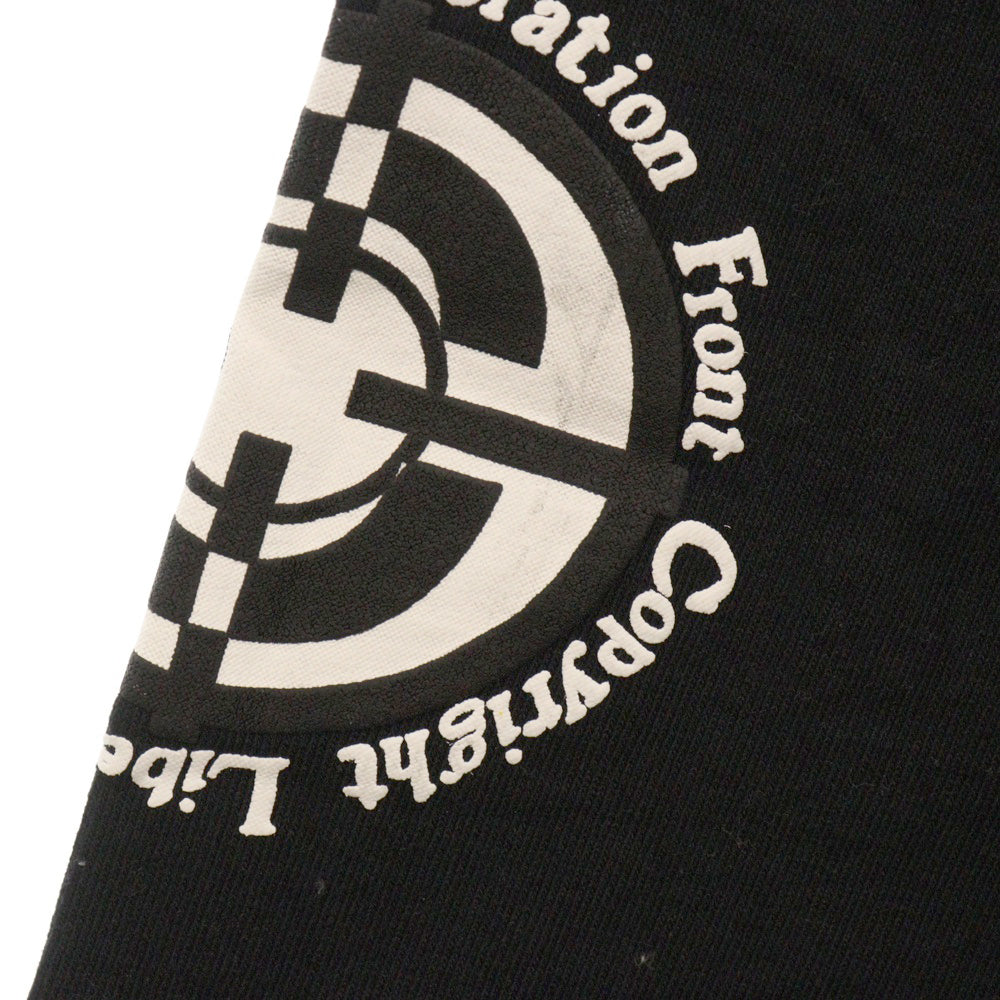 READY MADE(レディメイド) 22AW TARGET LS TEE ターゲット プリント長袖Tシャツ カットソー ブラック RE-CO-BK-00-00-203