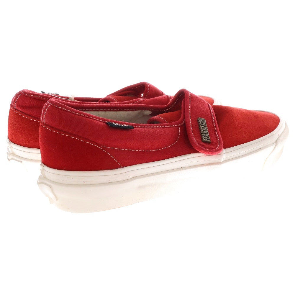 VANS(ヴァンズ) ×FEAR OF GOD Slip-On 47 V DX VN0A3J9FPQT フィアオブゴッド スリッポン ローカットスニーカー US8/26cm レッド