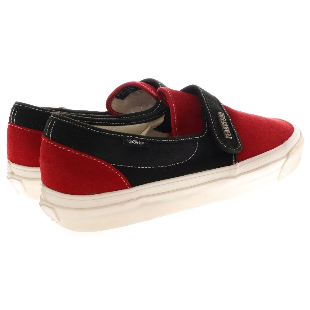 VANS(ヴァンズ) ×FEAR OF GOD Slip-On 47 V DX VN0A3J9FPQR フィアオブゴッド スリッポン US8.5/26.5cm レッド/ブラック