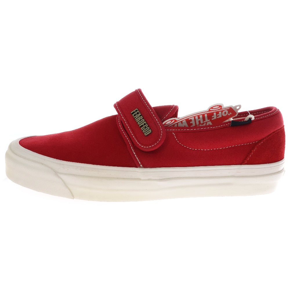 VANS(ヴァンズ) ×FEAR OF GOD Slip-On 47 V DX VN0A3J9FPQT フィアオブゴッド スリッポン US10.5/28.5cm レッド