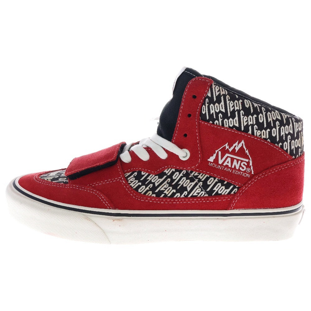 VANS(ヴァンズ) ×FEAR OF GOD Mountain Edition VN0A3MQ4PQP フィアオブゴッド マウンテンエディション ハイカットスニーカー US9/27cm レッド