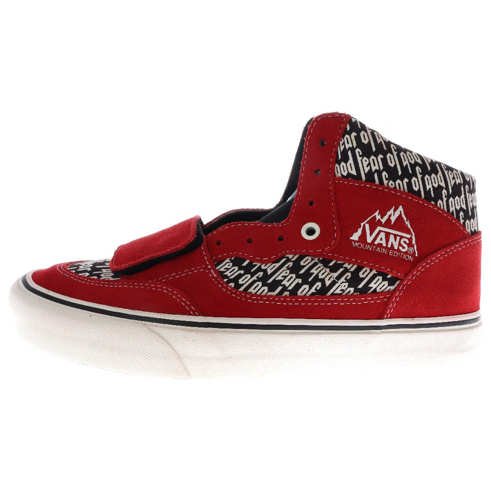 VANS(ヴァンズ) ×FEAR OF GOD Mountain Edition VN0A3MQ4PQP フィアオブゴッド マウンテンエディション ハイカットスニーカー US8/26cm レッド