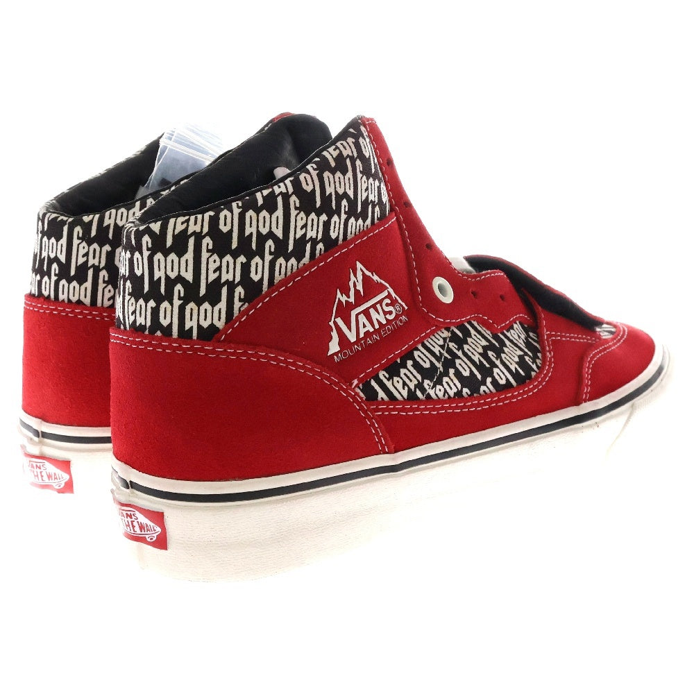 VANS(ヴァンズ) ×FEAR OF GOD Mountain Edition VN0A3MQ4PQP フィアオブゴッド マウンテンエディション ハイカットスニーカー US8/26cm レッド