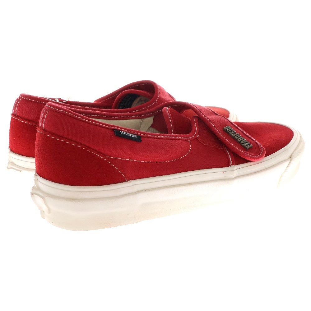 VANS(ヴァンズ) ×FEAR OF GOD Slip-On 47 V DX VN0A3J9FPQT フィアオブゴッド スリッポン ローカットスニーカー US8/26cm レッド