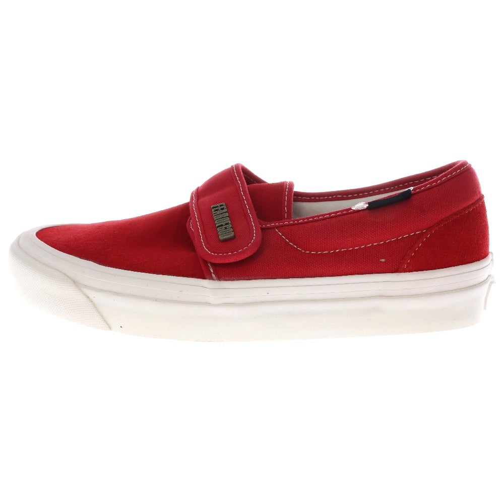 VANS(ヴァンズ) ×FEAR OF GOD Slip-On 47 V DX VN0A3J9FPQT フィアオブゴッド スリッポン US6.5/24.5cm レッド レディース