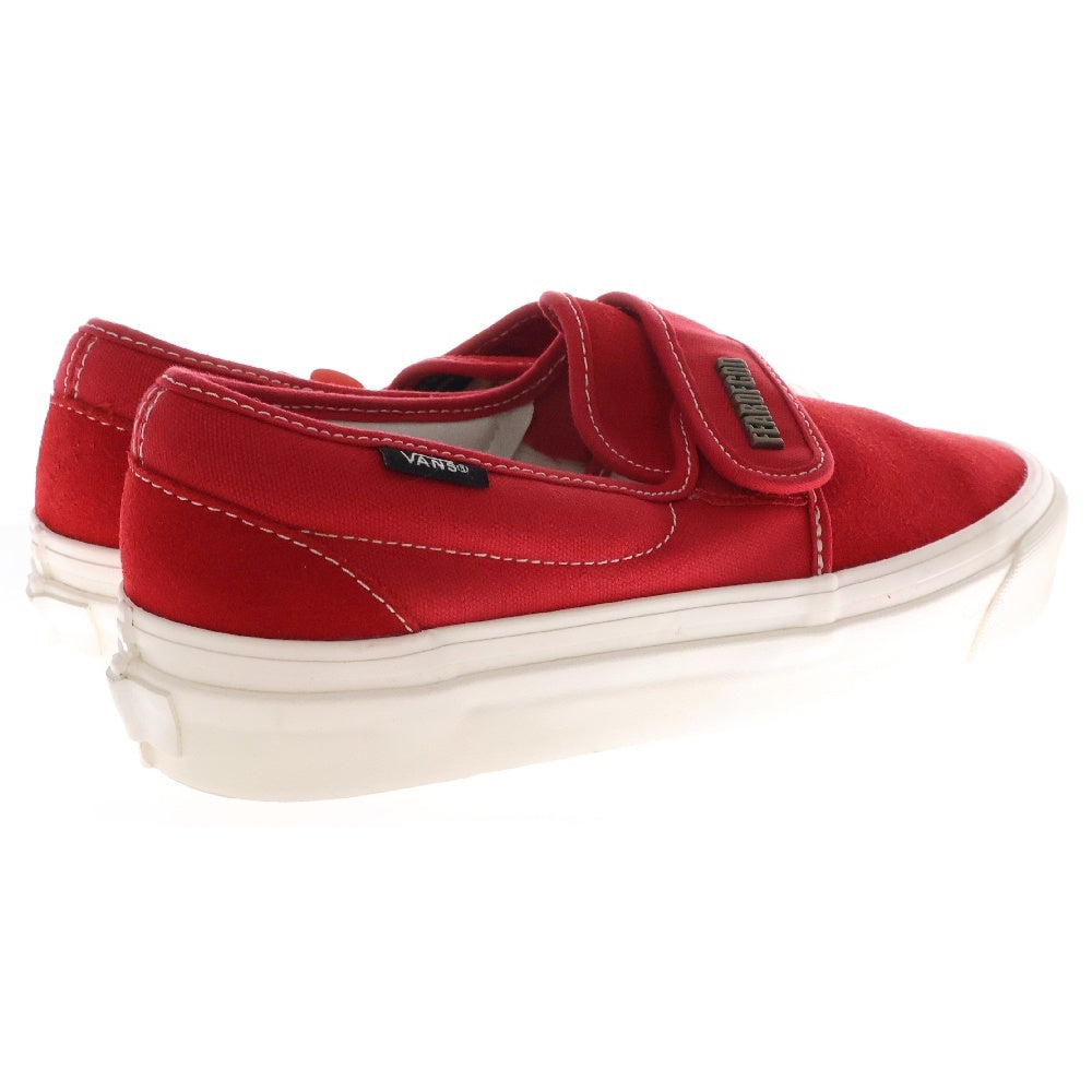 VANS(ヴァンズ) ×FEAR OF GOD Slip-On 47 V DX VN0A3J9FPQT フィアオブゴッド スリッポン US6.5/24.5cm レッド レディース