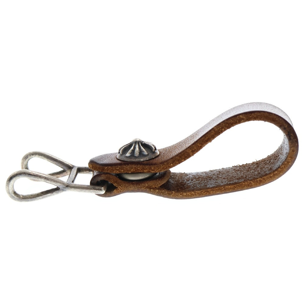 CHROME HEARTS(クロムハーツ) BELT LOOP ベルトループ クロスボタン ブラウン
