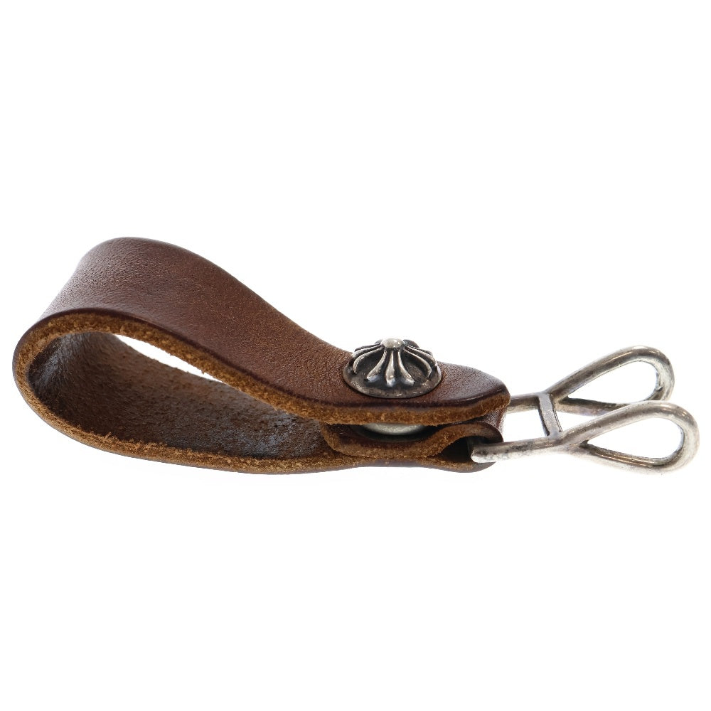 CHROME HEARTS(クロムハーツ) BELT LOOP ベルトループ クロスボタン ブラウン