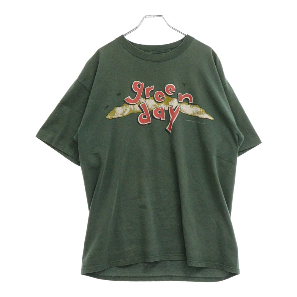 VINTAGE(ヴィンテージ) 90's GREEN DAY DOOKIE GREEN グリーンデイ プリント半袖Tシャツ カットソー グリーン