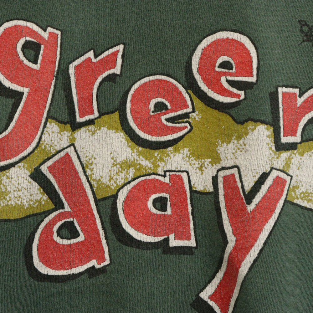 VINTAGE(ヴィンテージ) 90's GREEN DAY DOOKIE GREEN グリーンデイ プリント半袖Tシャツ カットソー グリーン