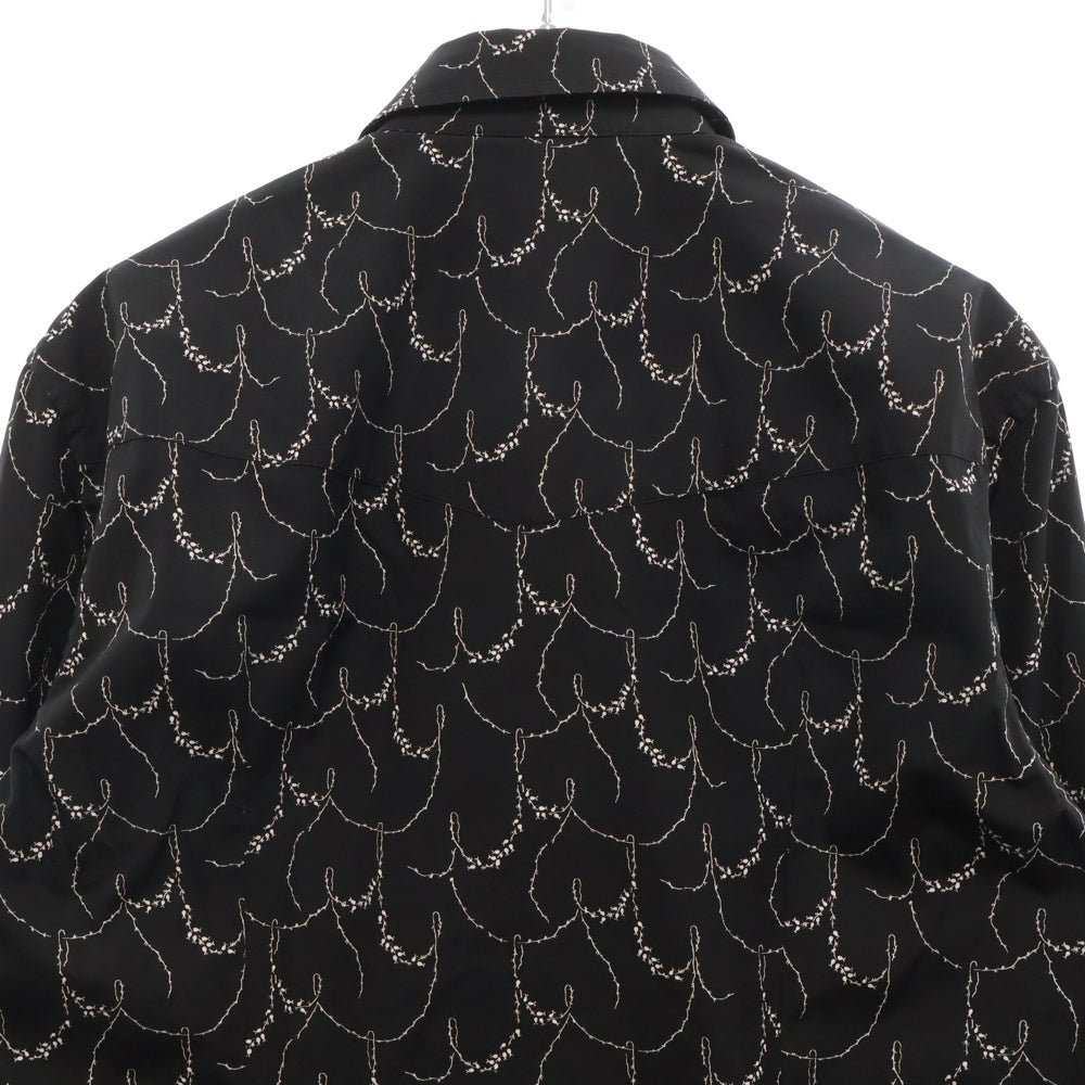 DOLCE & GABBANA(ドルチェアンドガッバーナ) 総柄 カウボーイ ボタンシャツ ブラック G5DO4T