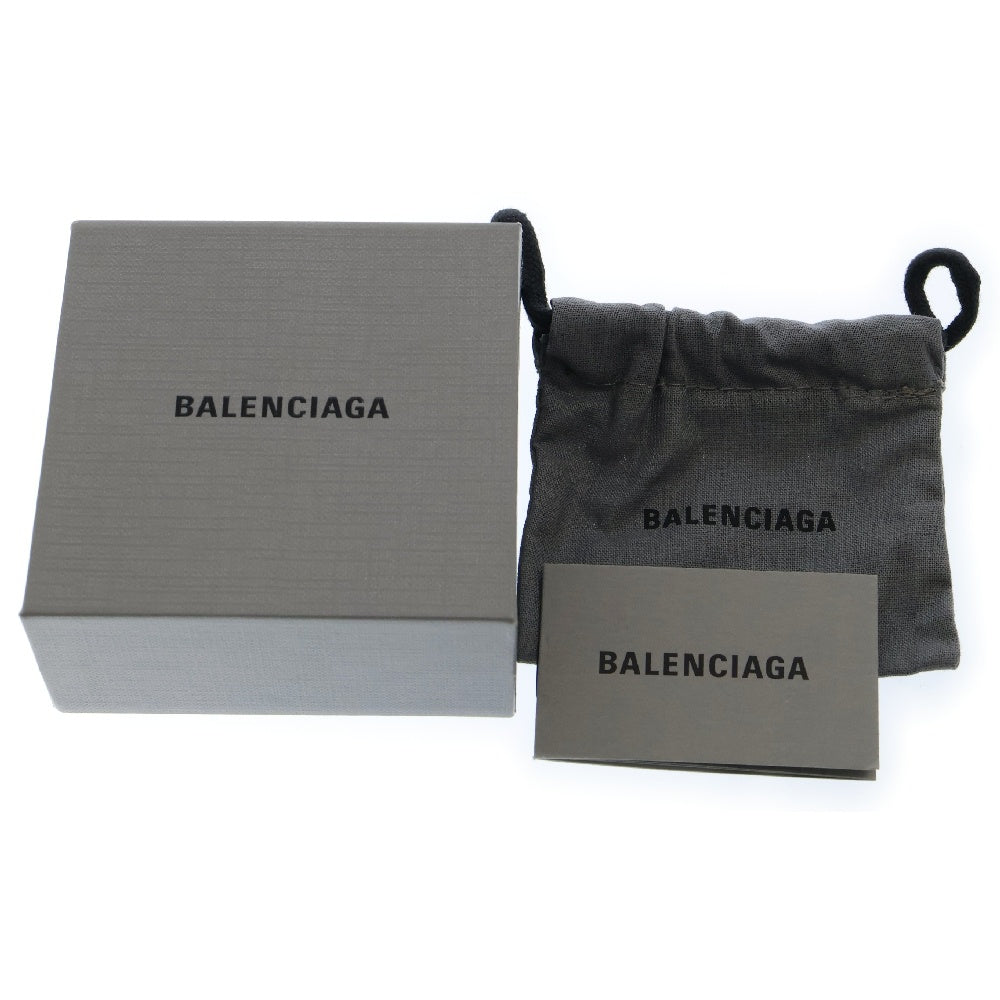BALENCIAGA(バレンシアガ) BB STUD 624203 TZ05S BBロゴラインストーンスタッドピアス シルバー