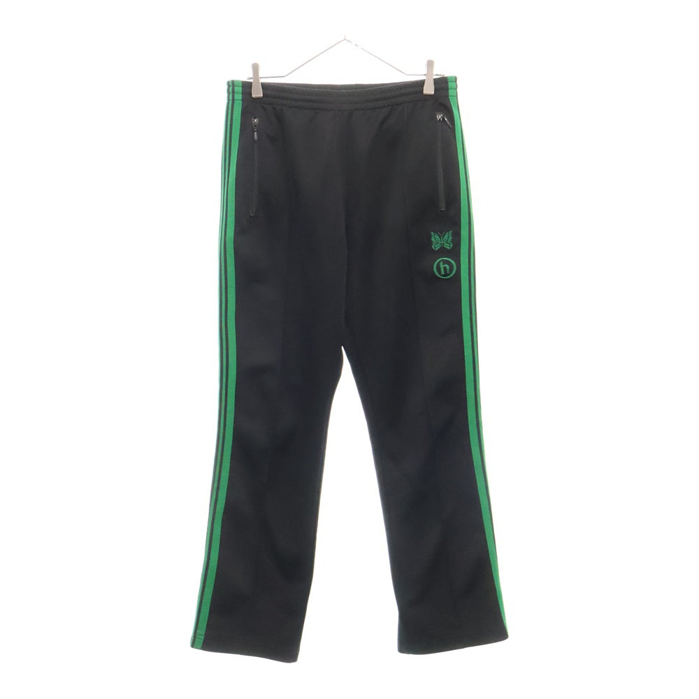 Needles(ニードルス) 22SS ×HIDDEN NARROW TRACK PANT ナロートラックパンツ ブラック/グリーン KP973