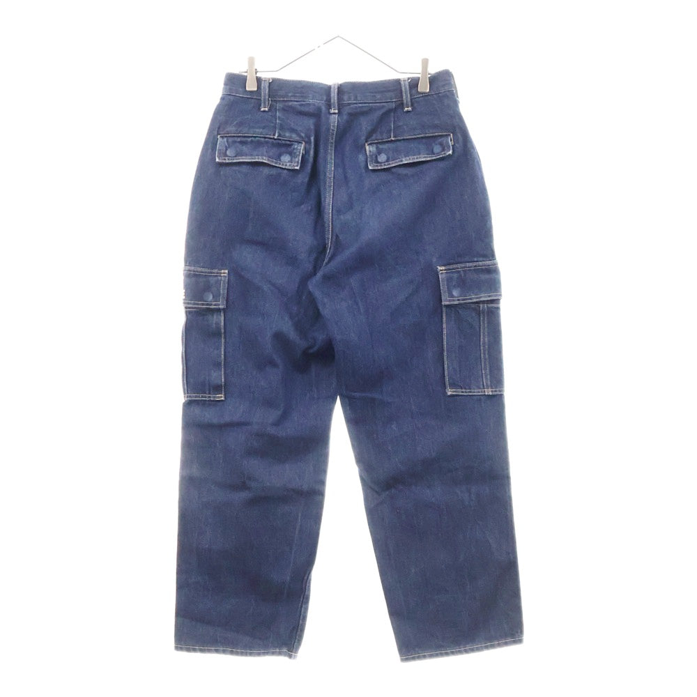 X-LARGE(エクストララージ) DENIM 6POCKET PANTS デニムカーゴパンツ インディゴ 101204031010