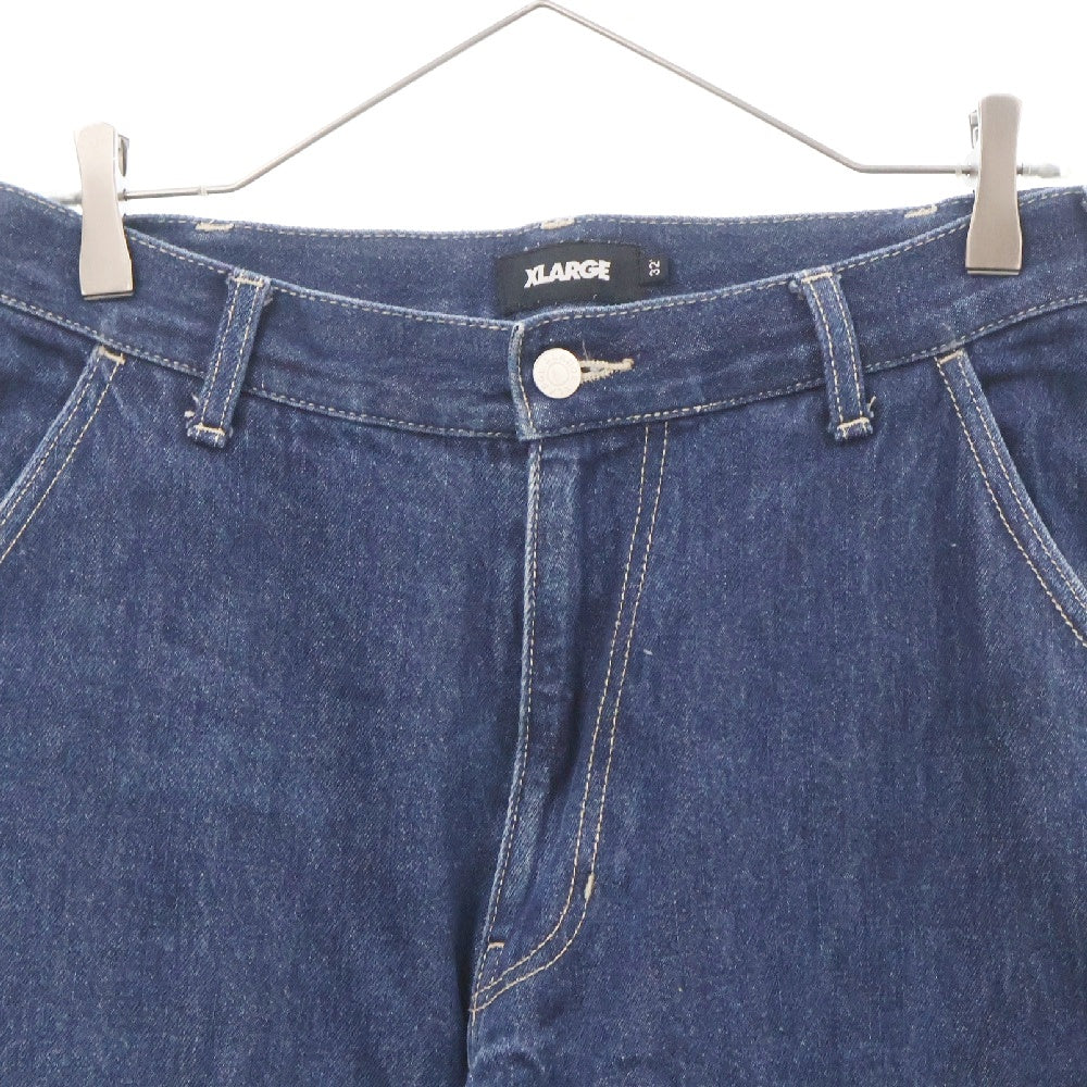 X-LARGE(エクストララージ) DENIM 6POCKET PANTS デニムカーゴパンツ インディゴ 101204031010