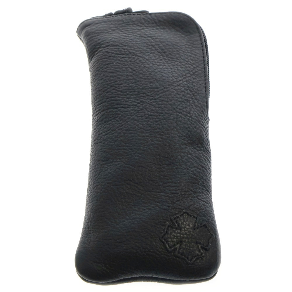 CHROME HEARTS(クロムハーツ) GIVENHED 18KGP クラシックオーバルクロスサングラス ネイビー/ゴールド