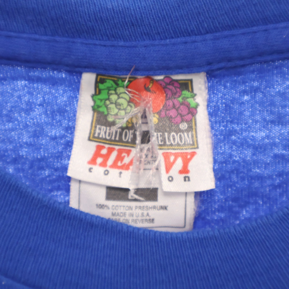 VINTAGE(ヴィンテージ) 90's RED HOT CHILI PEPPERS FAIR L/S FRUIT OF THE LOOM レッドホットチリペッパーズ ローリングロック プリントロゴ 長袖Tシャツ ブルー