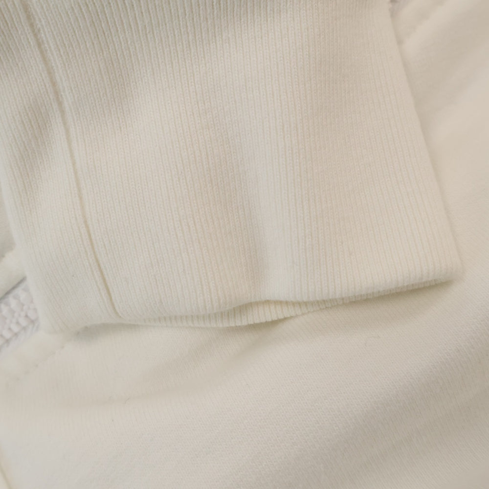 Maison Margiela(メゾンマルジェラ) 21SS Zip Up Hoodie S30HG0026 S25505 ギャザー変形 ジップアップパーカー フーディ ホワイト