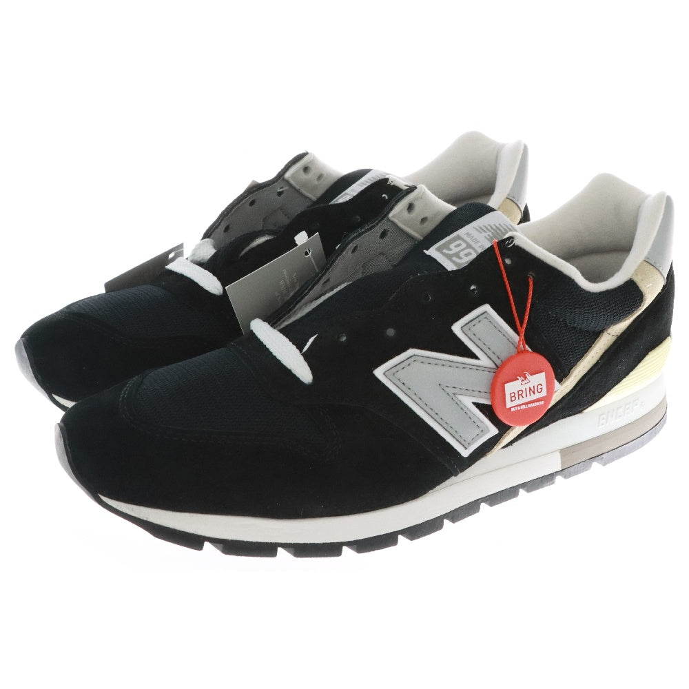 New Balance(ニューバランス) U996BL スエードローカットスニーカー ブラック US9/27cm