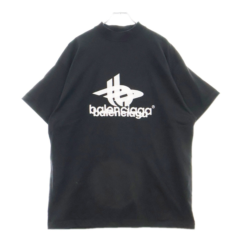 BALENCIAGA(バレンシアガ) 23AW LAYERED SPORTS LOGO TEE レイヤード スポーツロゴ半袖Tシャツ カットソー ブラック 739028 TPVF2