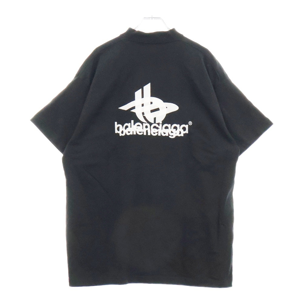 BALENCIAGA(バレンシアガ) 23AW LAYERED SPORTS LOGO TEE レイヤード スポーツロゴ半袖Tシャツ カットソー ブラック 739028 TPVF2