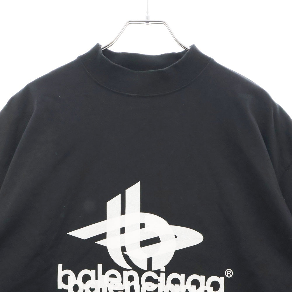 BALENCIAGA(バレンシアガ) 23AW LAYERED SPORTS LOGO TEE レイヤード スポーツロゴ半袖Tシャツ カットソー ブラック 739028 TPVF2