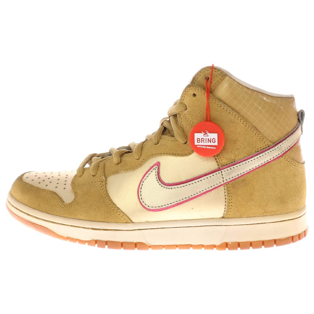 NIKE SB(ナイキエスビー) 【観賞用 2010年製】DUNK HIGH PREMIUM SB ERIC KOSTON 313171-702 ダンク エリックコストン ハイカットスニーカー US10.5/28.5cm ゴールド