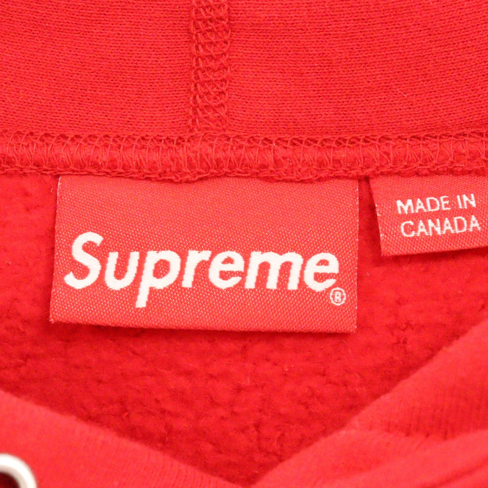 SUPREME(シュプリーム) 21SS KAWS Chalk Logo Hooded Sweatshirt カウズ チョークボックスロゴプルオーバーパーカー レッド