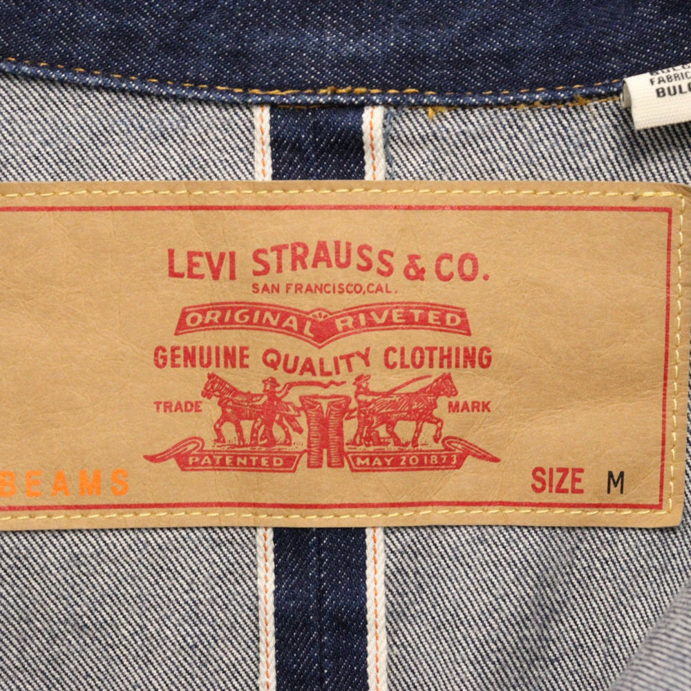 Levi's(リーバイス) ×BEAMS SUPER WIDE TRUCKER JACKET スーパーワイドトラッカージャケット デニムジャケット インディゴ A2265 0001