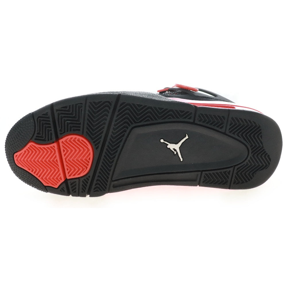 NIKE(ナイキ) AIR JORDAN 4 RETRO RED THUNDER CT8527-016 エアジョーダン4 レッドサンダー ハイカットスニーカー US9.5/27.5cm ブラック/レッド