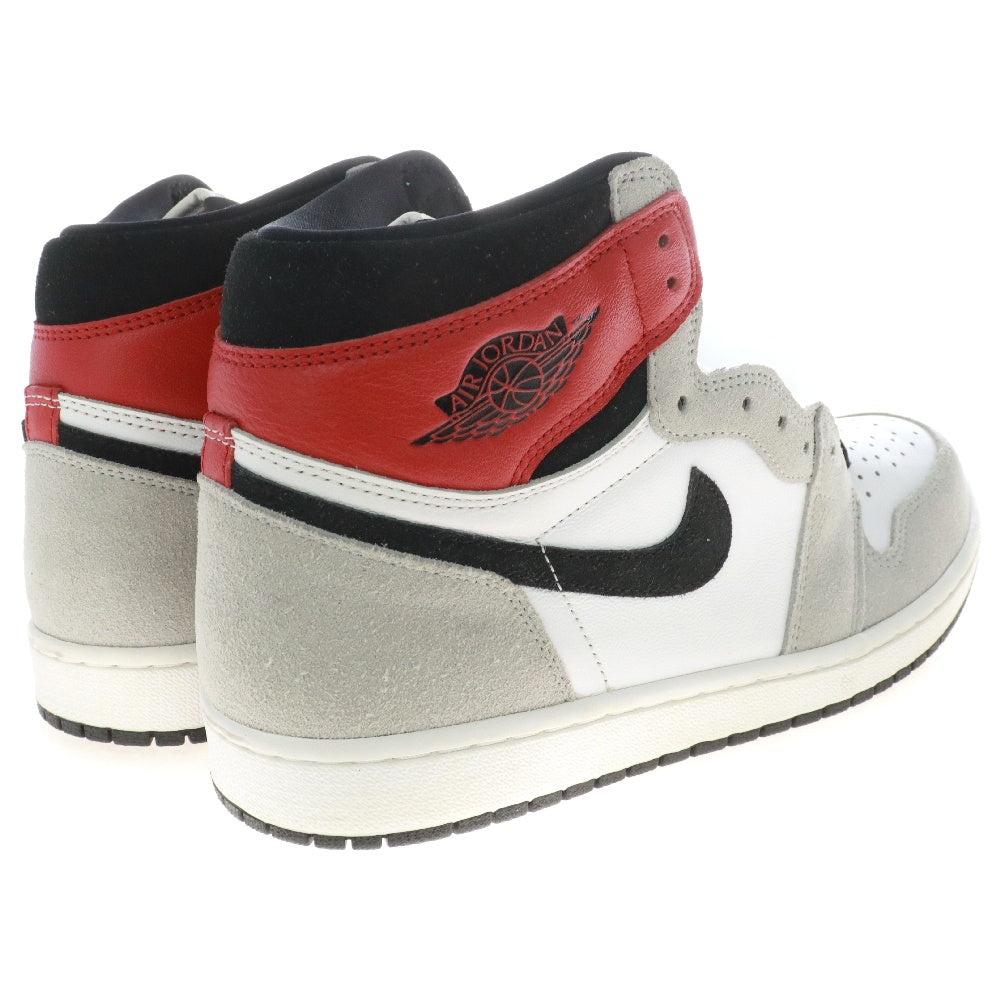 NIKE(ナイキ) AIR JORDAN1 RETRO HIGH OG LIGHT SMOKE GREY 555088-126 エアジョーダン1 スモークグレイ ハイカットスニーカー ホワイト/グレー US11.5/29.5cm