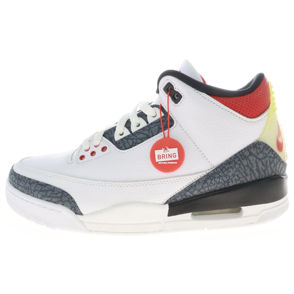NIKE(ナイキ) AIR JORDAN 3 RETRO SE-T CZ6431-100 エアジョーダン3 ハイカットスニーカー US9.5/27.5cm ホワイト