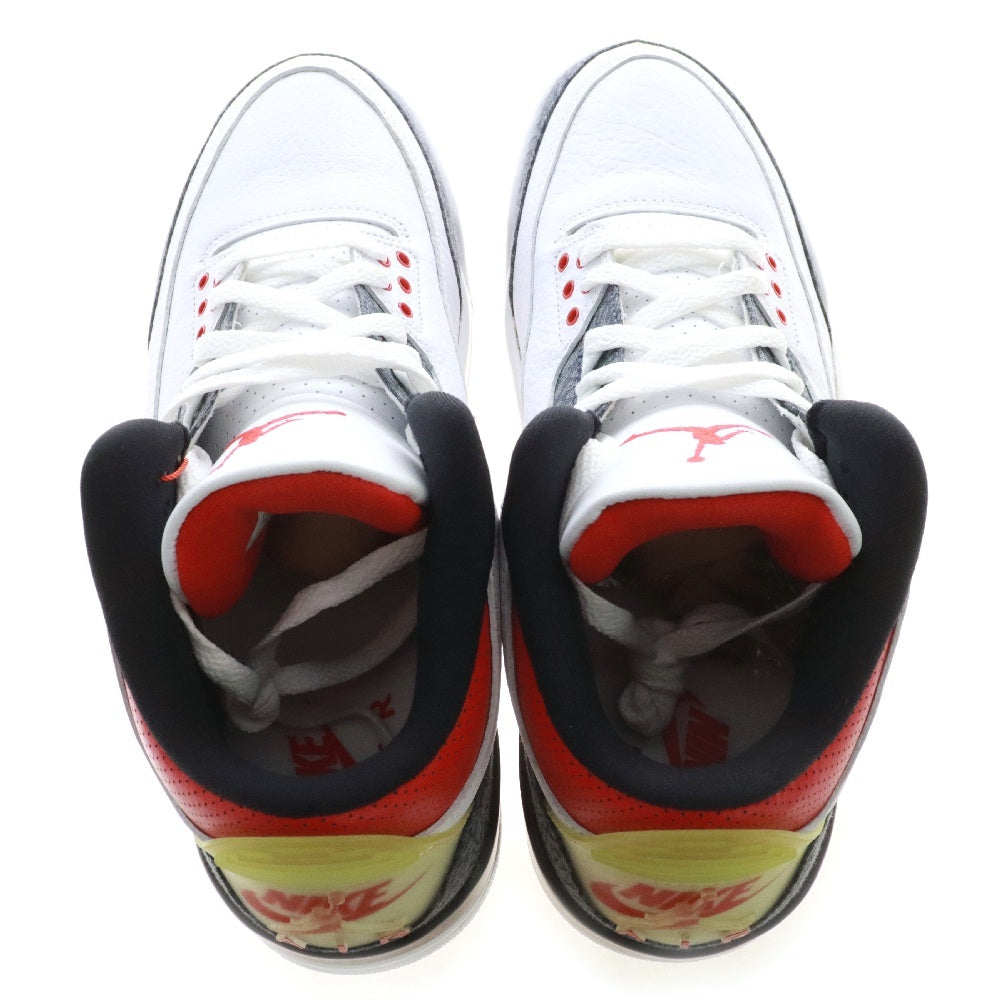NIKE(ナイキ) AIR JORDAN 3 RETRO SE-T CZ6431-100 エアジョーダン3 ハイカットスニーカー US9.5/27.5cm ホワイト
