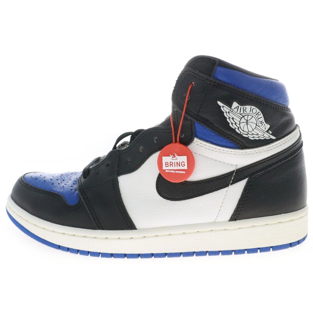 NIKE(ナイキ) AIR JORDAN1 RETRO HIGH OG ROYAL TOE 555088‐041 エアジョーダン ロイヤルトゥ ハイカットスニーカー ブルー/ブラック/ホワイト US9.5/27.5cm