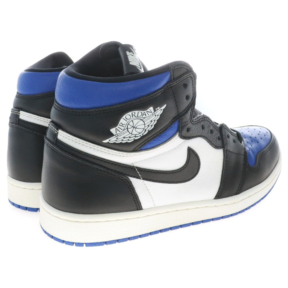 NIKE(ナイキ) AIR JORDAN1 RETRO HIGH OG ROYAL TOE 555088‐041 エアジョーダン ロイヤルトゥ ハイカットスニーカー ブルー/ブラック/ホワイト US9.5/27.5cm