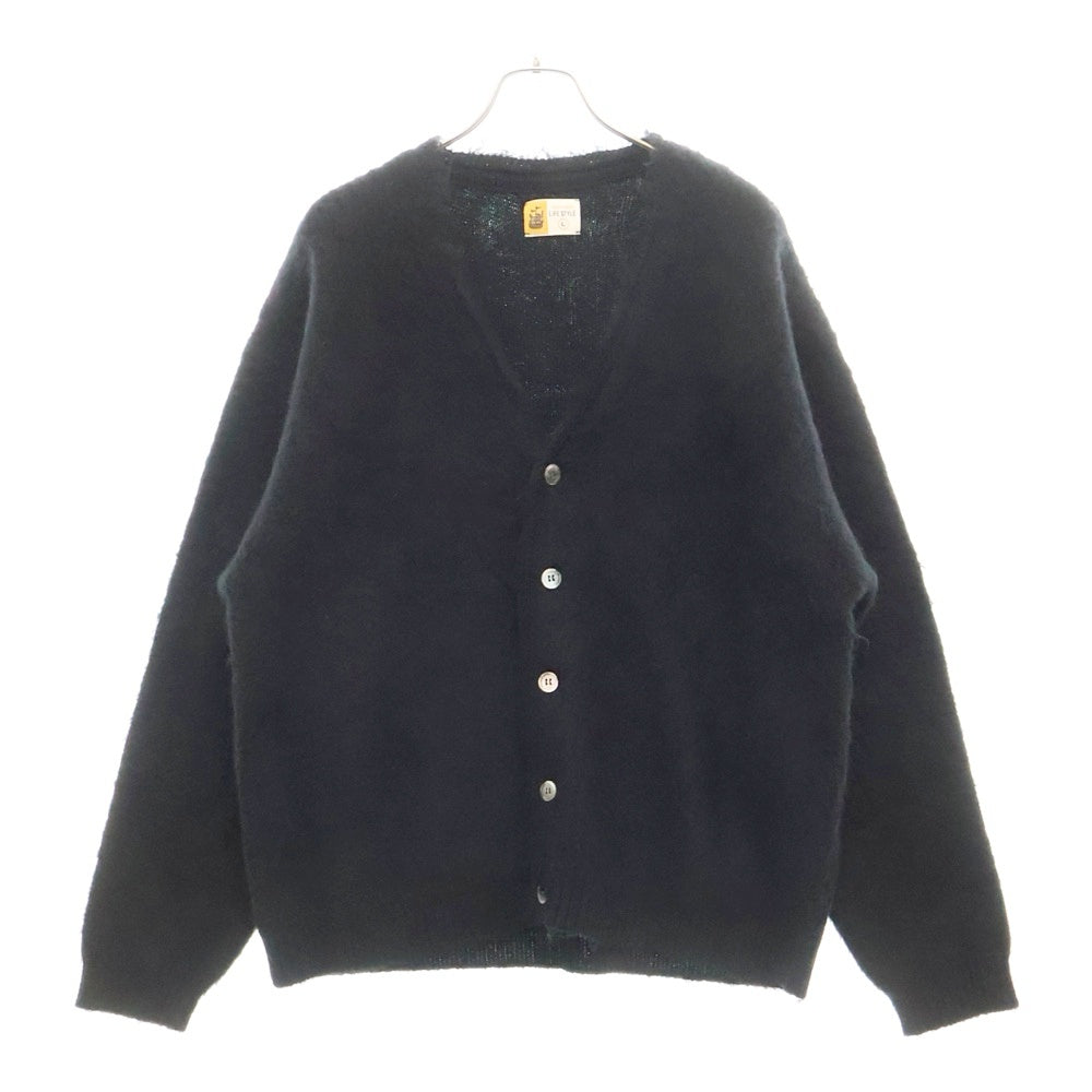 SAINT MICHAEL(セントマイケル) 24AW MOHAIR CARDIGAN SM-YS1-0000-057 モヘアニットカーディガン ブラック
