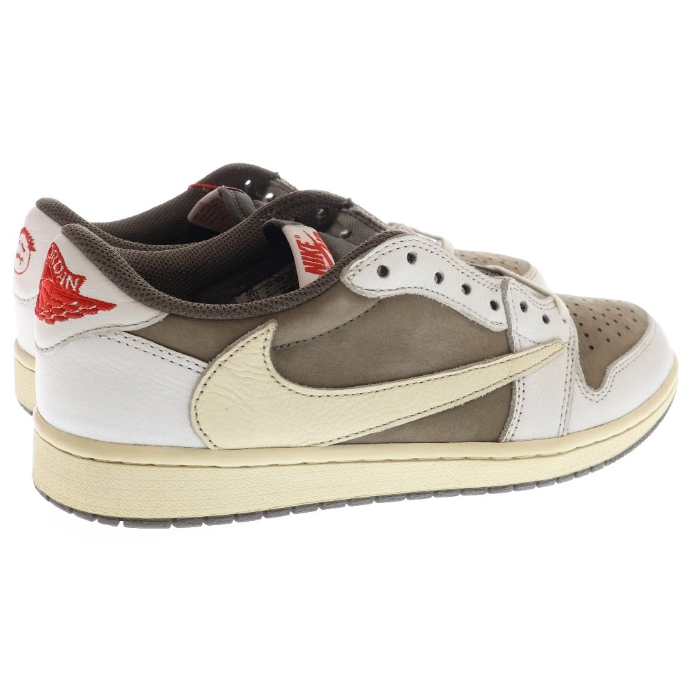 NIKE(ナイキ) ×TRAVIS SCOTT AIR JORDAN 1 トラヴィススコット エアジョーダン1 ローカットスニーカー リバースモカ US9.5/27.5cm DM7866-162