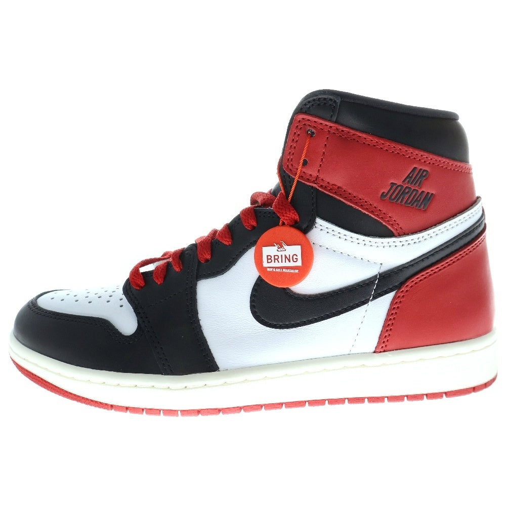 NIKE(ナイキ) AIR JORDAN 1 RETRO HIGH OG DZ5485-106 エアジョーダン1 レトロ ブラックトゥリイマジンドハイカットスニーカー ホワイト/ブラック/レッド US8.5/26.5cm